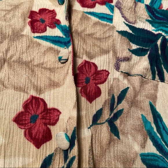 Vintage Tropical Button Up - Picture 2 of 4